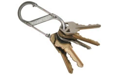 Nite Ize S-Biner Edelstahl Doppelkarabiner Silber