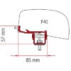 Fiamma Adapter-Kit F40 Van Nissan NV350 -Fiama Camping Geschaft 200009 2503262