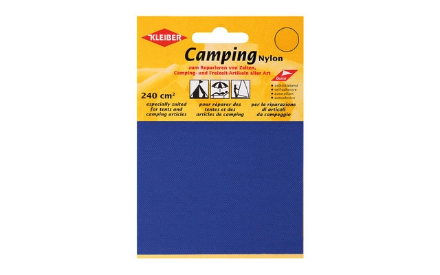 Kleiber Camping Nylon Reparaturflicken Atlantik (2 Stück) 3 Kleiber Camping Nylon Reparaturflicken Atlantik (2 Stück)