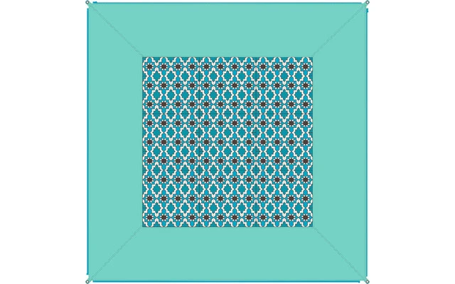 Bent Zip-Carpet Verbindbarer Teppich 250 X 250 Cm High Rise 4 Bent Zip-Carpet Verbindbarer Teppich 250 X 250 Cm High Rise – Bild 2