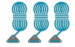 Bent Abspannleinen 3er Set Light Blue -Fiama Camping Geschaft 251459 1777574 3