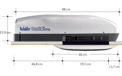 Teleco Telair DualClima 8400H Dachklimaanlage -Fiama Camping Geschaft 281094 2291263