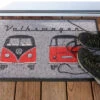 VW Collection T1 Bulli Front / Back Fußmatte 70 X 50 Cm -Fiama Camping Geschaft 392788 2858546