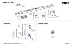 Thule Schnellspannhebel Passend Zu T. Omnistor 5000/5002/5102/5500.......