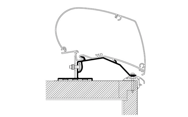 Thule Markisenadapter Caravan 5,5m 3 Thule Markisenadapter Caravan 5,5m