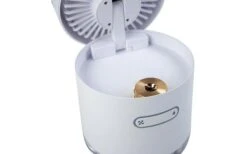 Bo-Camp Fan With Humidifier Wiederaufladbarere Ventilator -Fiama Camping Geschaft 536230 3493363
