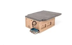 Escape Vans Tour Box XL Klapptisch / Bett / Schublade Box VW Caravelle / Multivan / Transporter T6 / T6.1 Oak