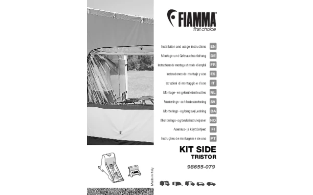 Fiamma Kit Side Tristor Montagekit Zum Anbringen Von Side W Pro F45 / Side W Pro Shade / Sun View Side F45 And Die Markise Tristor 3 Fiamma Kit Side Tristor Montagekit Zum Anbringen Von Side W Pro F45 / Side W Pro Shade / Sun View Side F45 And Die Markise Tristor
