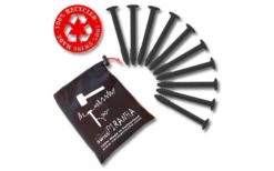 SwissPiranha BF90 Zelthering Schwarz 9,7 Cm Einzeln -Fiama Camping Geschaft 594675 4342731