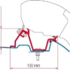 Fiamma Markisenadapter-Kit Mercedes Sprinter/VW Crafter High Roof - RHD -Fiama Camping Geschaft 611735 4443079