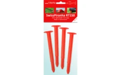 Swiss Piranha RT150 Zelthering Rot 15 Cm Einzeln -Fiama Camping Geschaft 631871 4333483