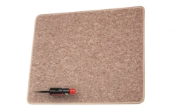 Pro Car Heizteppich 12 V 40 X 80 Cm Braun -Fiama Camping Geschaft 632063 4380099 4