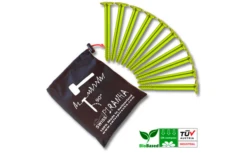 SwissPiranha GS150 Zelthering Grün 15 Cm Einzeln -Fiama Camping Geschaft 634683 4402751