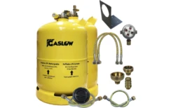 Gaslow LPG Doppel-Zylinder-Kit Mit Einfüllstutzen Und Stutzenhalterung 2,7 Kg -Fiama Camping Geschaft 651696 4584828