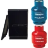 Gaslow Gasschließfach Für Eine Gasflasche 3,9 Kg Oder 4,5 Kg 430 X 280 X 290 Mm -Fiama Camping Geschaft 653673 4600692