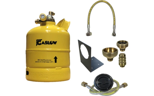Gaslow LPG Zylinder-Kit Mit Einfüllstutzen Und Stutzenhalterung 2,7 Kg 3 Gaslow LPG Zylinder-Kit Mit Einfüllstutzen Und Stutzenhalterung 2,7 Kg
