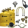 Gaslow LPG Doppel-Zylinder-Kit Mit Einfüllstutzen Und Stutzenhalterung 2,7 Kg -Fiama Camping Geschaft 667005 4584816